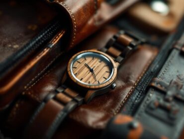 Temps nomade et élégance brute : la montre en bois dans la valise du voyageur