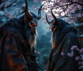 Escapade nocturne au Japon : quand les légendes oni prennent vie sous la pleine lune