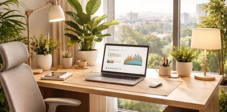 Boostez votre présence en ligne grâce à une décoration de bureau inspirante et productive