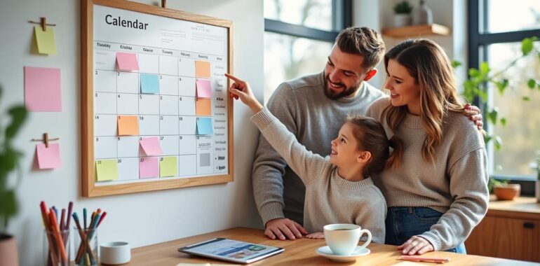 Organisation familiale : outils simples pour planifier sans stress