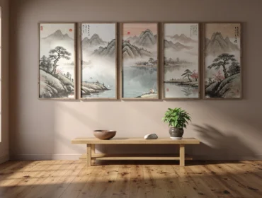 Un vent d’asie sur vos murs : sublimer son intérieur avec des tableaux zen paysagers